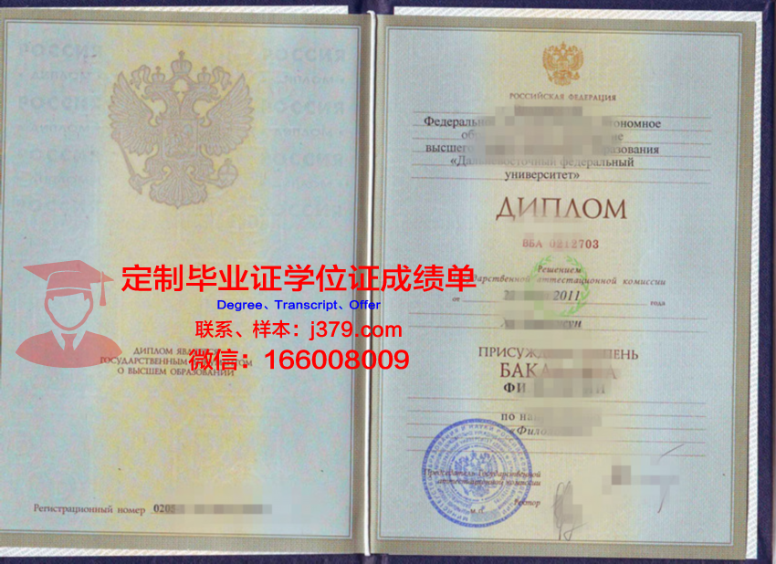 俄罗斯国立职业师范大学硕士学位证书