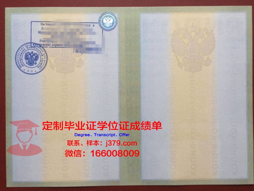 俄罗斯国立石油天然气大学硕士学位证明