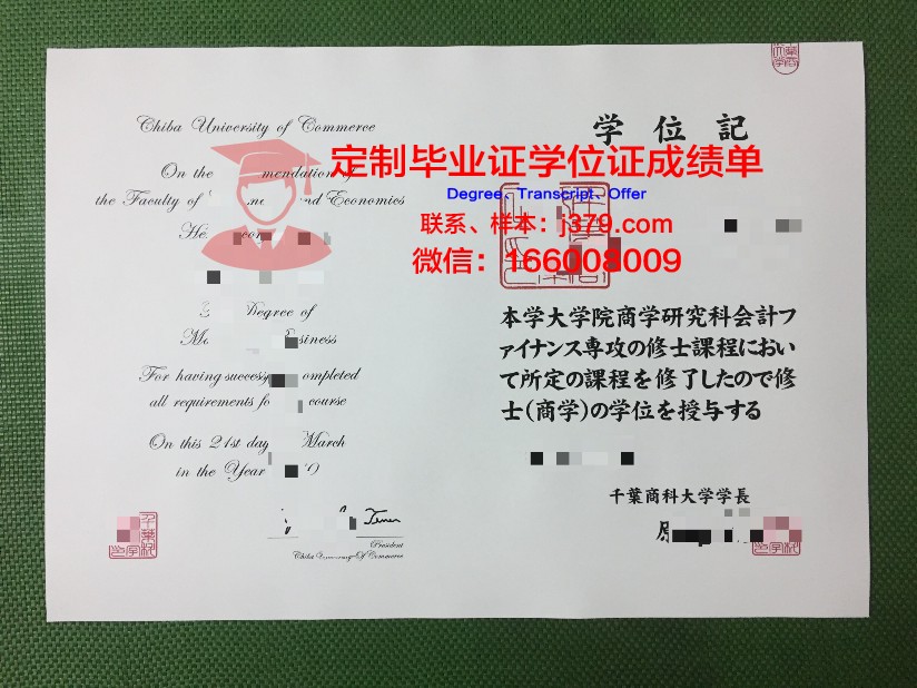 千叶大学本科学位文凭