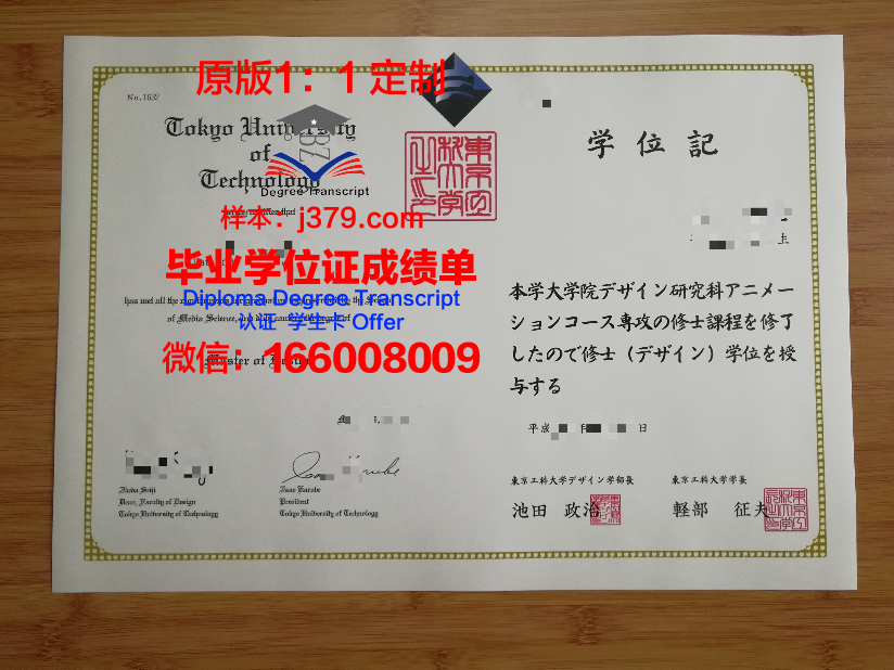 HAL东京本科课程资格证书