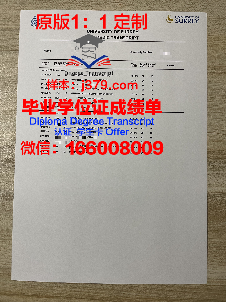 萨里大学硕士资格证书